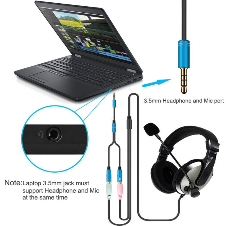 2 in 1 3.5mm Male to Double 3.5mm Female TPE High-elastic Audio Cable Splitter, Cable Length: 32cm(Silver)