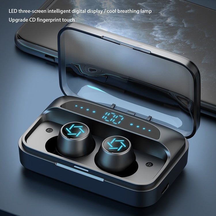 Galante S15 Bluetooth 5.0 True Wireless Bluetooth Earphone with Charging Box (White)