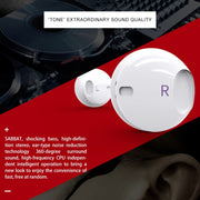 SABBAT X11 Mini Bluetooth 4.2 In-Ear Earphone with Charging Box, For iPad, iPhone, Galaxy, Huawei, Xiaomi, LG, HTC and Other Smart Phones