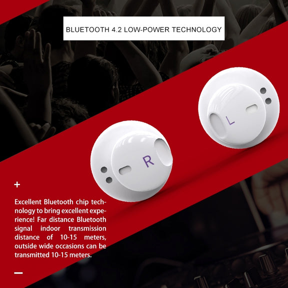 SABBAT X11 Mini Bluetooth 4.2 In-Ear Earphone with Charging Box, For iPad, iPhone, Galaxy, Huawei, Xiaomi, LG, HTC and Other Smart Phones