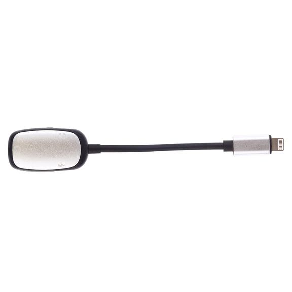 8 Pin to 8 Pin Charging Interface + 8 Pin Earphone Interface + 3.5mm Audio Interface Earphone Adapter(Silver)