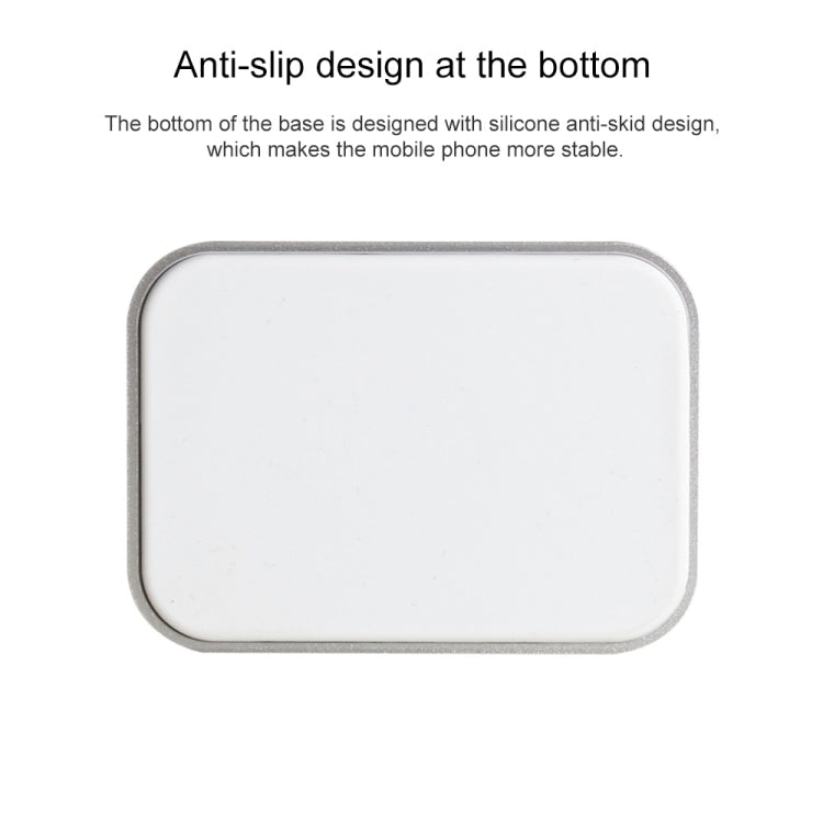 USB-C / Type-C Aluminum Alloy Desktop Station Dock Charger(Silver)