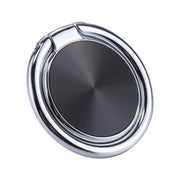 Universal CD Pattern Metal Mobile Phone Ring Holder(Black)