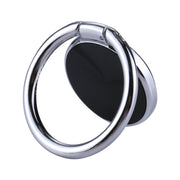 Universal CD Pattern Metal Mobile Phone Ring Holder(Black)