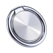 Universal CD Pattern Metal Mobile Phone Ring Holder(Silver)