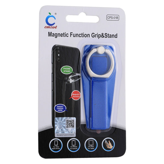 Universal Durable Finger Ring Phone Holder Sling Grip Anti-slip Stand(Blue)