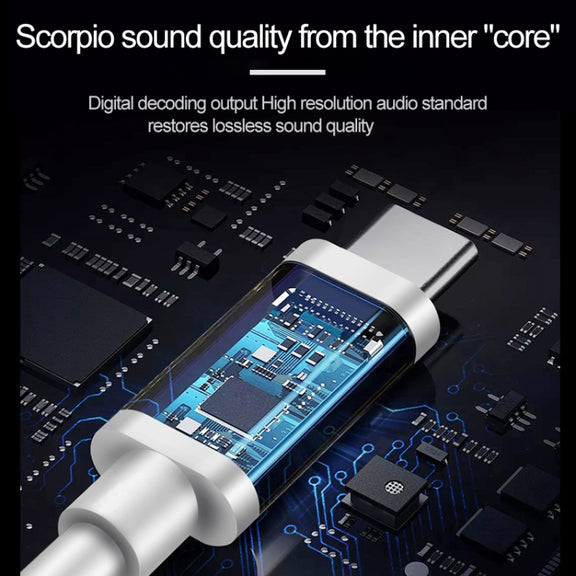 USB-C / Type-C Interface In Ear Wired HiFi Mega Bass Earphone with Mic