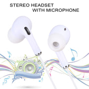 3.5mm Plug In-ear Wired Earphone with Mic, Cable Length: about 1.2m