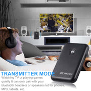 YPF-03 2 in 1 Bluetooth 4.2 Transmitter & Receiver  3.5mm Wireless Audio Adapter, Transmission Distance: 20m, For PC, TV, Home Stereo, Phone