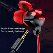 WK ET-Y30 ET Series 3.5mm Elbow In-ear Wired Wire-control Gaming Earphone with Microphone (Black)