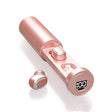 C1 Bluetooth 5.0 TWS Circular Chimney Touch Digital Display True Wireless Bluetooth Earphone with Charging Box(Pink) - TWS Earphone by PMC TechLife | Online Shopping South Africa | PMC TechLife