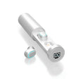 C1 Bluetooth 5.0 TWS Circular Chimney Touch Digital Display True Wireless Bluetooth Earphone with Charging Box(White) - TWS Earphone by PMC TechLife | Online Shopping South Africa | PMC TechLife