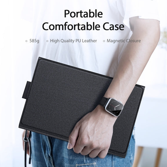 For Samsung Galaxy Tab S6 Lite 2024 / 2020 DUX DUCIS Detachable Bluetooth Keyboard Ultrathin Horizontal Flip Leather Tablet Case with Touchpad & Smart Sleep Function & Holder (Black)