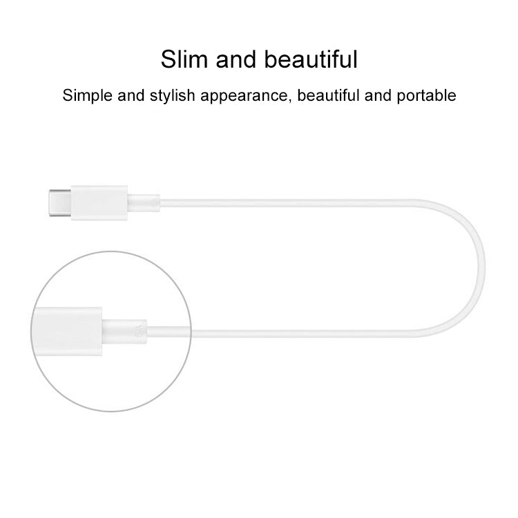 Original Huawei CP43 5A USB-C / Type-C to USB-C / Type-C Fast Charging Data Cable, Cable Length: 1m (White)