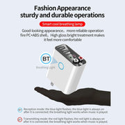 K16 2 in 1 3.5mm AUX + RAC Dual Output Plug-in Bluetooth 5.0 Audio Transmitter Receiver with Remote Control, US Plug (White)