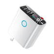 K16 2 in 1 3.5mm AUX + RAC Dual Output Plug-in Bluetooth 5.0 Audio Transmitter Receiver with Remote Control, CN Plug (White) - Audio Receiver Transmitter by PMC TechLife | Online Shopping South Africa | PMC TechLife
