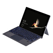 1089D-C For Microsoft Surface pro3 / pro4 / pro 2017 / pro6 / pro7 Universal Magnetic Adsorption Bluetooth 3.0 Keyboard Holster with Colorful Backlight