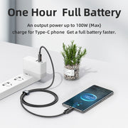 REMAX RC-128a 100W Type-C / USB-C to Type-C / USB-C Intelligent Digital Display Zinc Alloy Braided Charging Data Cable, Length: 1.2m (Tarnish)