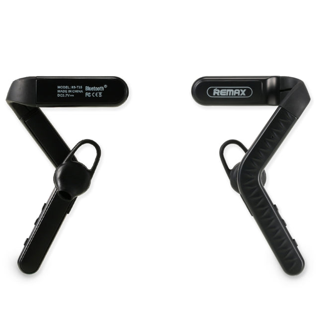 REMAX HD Voice Bluetooth Headset, Built-in HD MIC, Support Hands-free Calls, Bluetooth Distance: 10m, For iPhone, Galaxy, Huawei, Xiaomi, LG, HTC and Other Smart Phones(Black)
