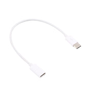 USB-C / Type-C Male to Type-C Female Extended Cable, Length: 1m (White)