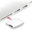 Micro SD / TF Card to SD Adapter for MacBook Air / Pro, Support up to 512GB (White) - Cable & Adapter by PMC TechLife | Online Shopping South Africa | PMC TechLife
