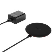 Huawei 15W Max Qi Standard Intelligent Fast Wireless Charger with 5A Cable and 10V / 4A Charging Plug(Black)