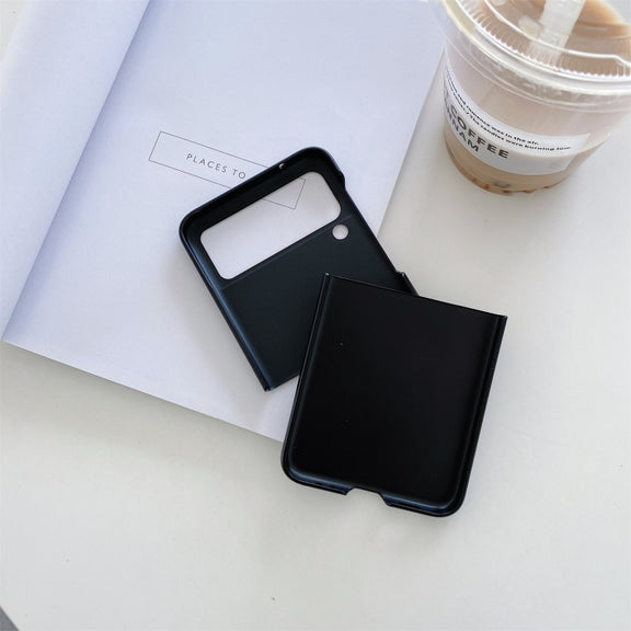 For Samsung Galaxy Z Flip4 Frosted PC Shockproof Phone Case(Black)
