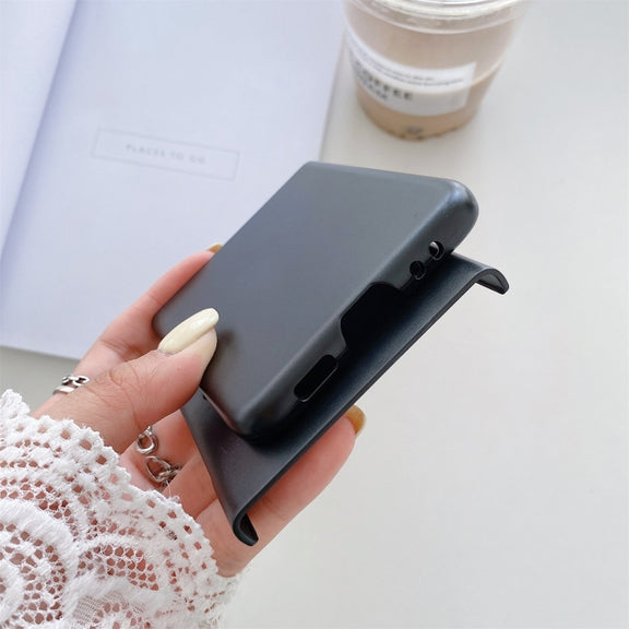 For Samsung Galaxy Z Flip4 Frosted PC Shockproof Phone Case(Black)