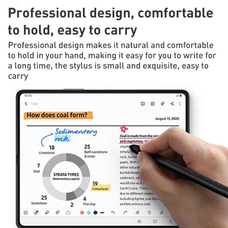 For Samsung Galaxy Z Fold3 5G/W22 5G Touch Capacitive Pen Stylus (Black)