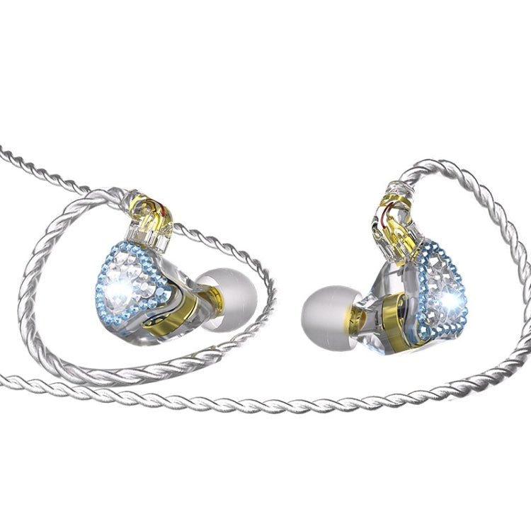 CVJ Liuli 3.5mm In-ear Wired Headphones,Length 2.5m (Blue)