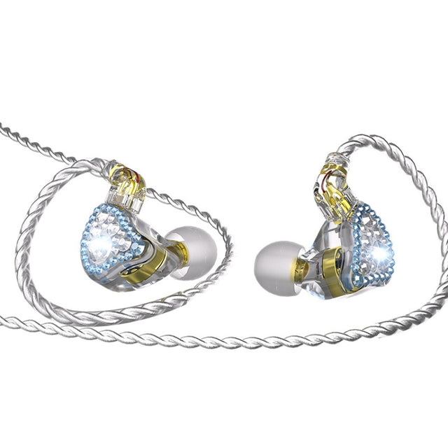 CVJ Liuli 3.5mm In-ear Wired Headphones,Length 2.5m (Blue)