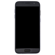OLED LCD Screen for Galaxy S7 / G930V Digitizer Full Assembly with Frame (Grey)