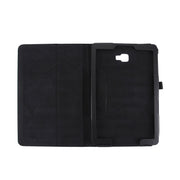 For Galaxy Tab A 10.1 (2016) / P585 Litchi Texture Horizontal Flip Leather Case with Holder(Black)