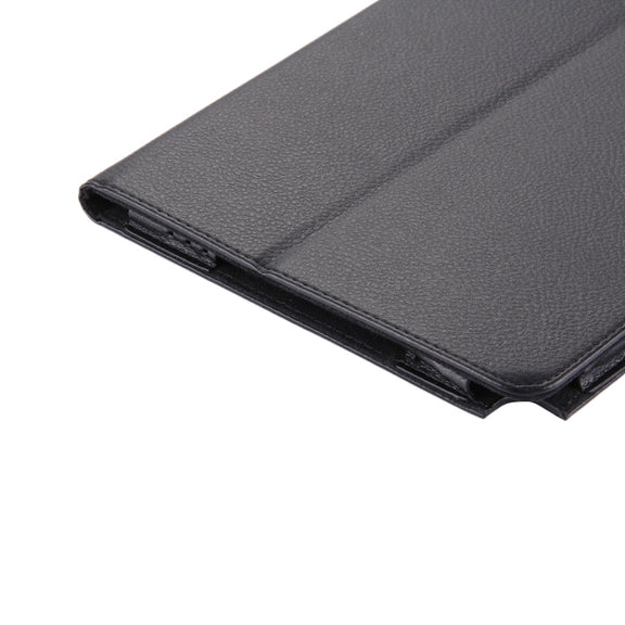 For Galaxy Tab A 10.1 (2016) / P585 Litchi Texture Horizontal Flip Leather Case with Holder(Black)