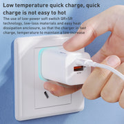 WK WP-U140 33W Power Series USB+USB-C/Type-C Fast Charger, Specifications: US Plug(White)