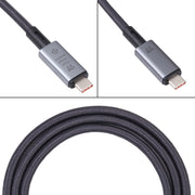 10Gbps 8K USB-C/Type-C to USB-C/Type-C Video Cable Compatible with USB 3.2, Length: 1m(Black)