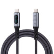 10Gbps 8K USB-C/Type-C to USB-C/Type-C Digital Video Cable Compatible with USB 3.2, Length: 1m (Black) - Video & Audio Cable by PMC TechLife | Online Shopping South Africa | PMC TechLife