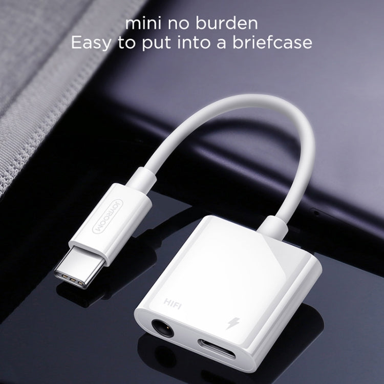 JOYROOM SH-C1 Type-C / USB-C to 3.5mm Digital Audio Converter Adapter (White)