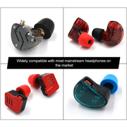 A Pair KZ Soft Memory Foam Earbuds For All In-Ear Earphone(Red)