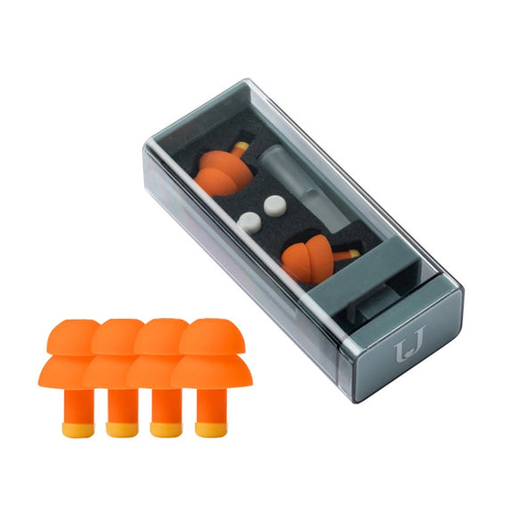 Original Xiaomi Youpin jordan &judy Portable Soundproof Noise Reduction Earplugs(Orange)