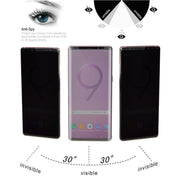 Privacy Anti-glare 0.3mm 9H 3D Curved Edge Tempered Glass Film for Galaxy Note 9