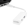 3 in 1 MagSafe 1 / 2 + PD Port + USB to USB-C / Type-C Converter Adapter (White) - Cable & Adapter by PMC TechLife | Online Shopping South Africa | PMC TechLife | Buy Now Pay Later Mobicred
