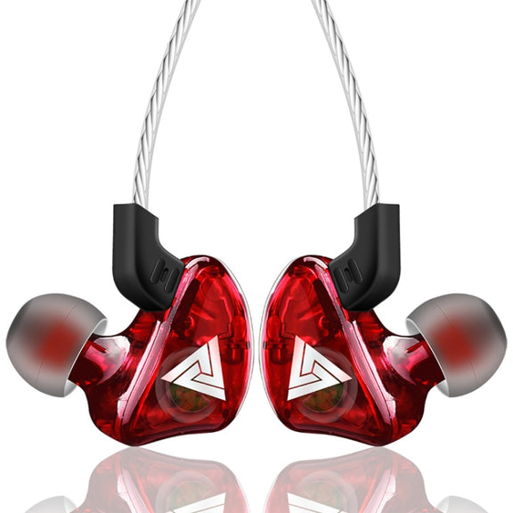QKZ CK5 HIFI In-ear Star with The Same Music Headphones (Red)