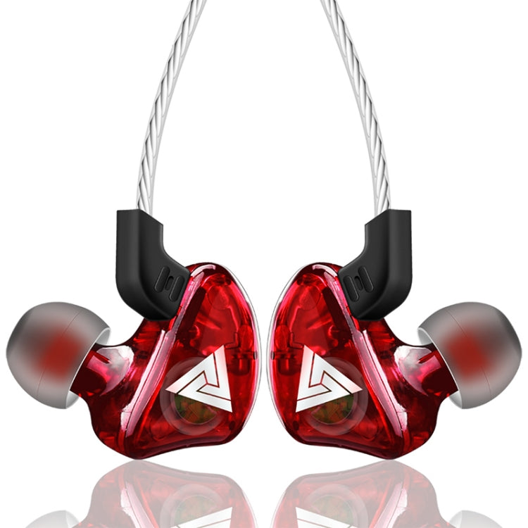 QKZ CK5 HIFI In-ear Star with The Same Music Headphones (Red)