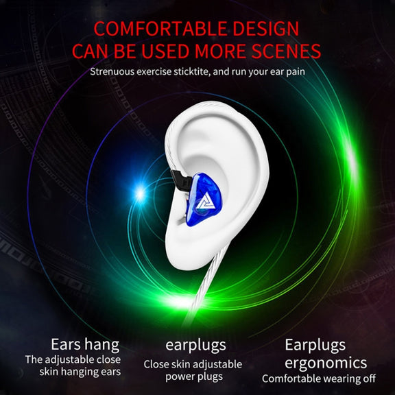 QKZ CK5 HIFI In-ear Star with The Same Music Headphones (Red)