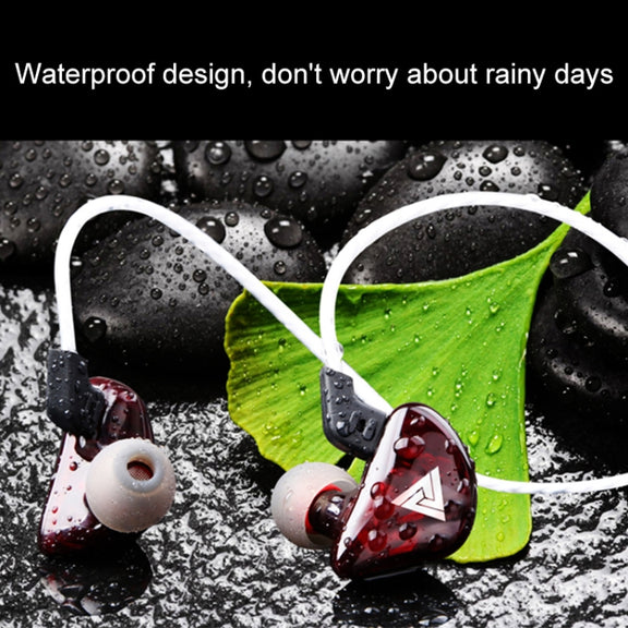 QKZ CK5 HIFI In-ear Star with The Same Music Headphones (Red)