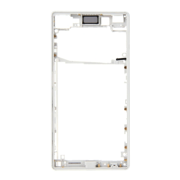 Front Bezel  for Sony Xperia Z5 (Single SIM Card Version) (Silver)