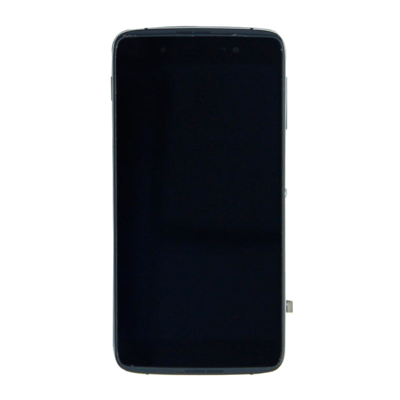 OEM LCD Screen for Alcatel One Touch Idol 4 LTE / 6055 Digitizer Full Assembly with Frame (Black)