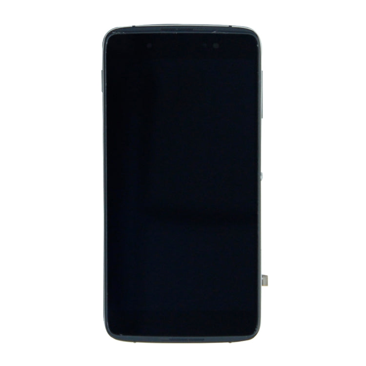 OEM LCD Screen for Alcatel One Touch Idol 4 LTE / 6055 Digitizer Full Assembly with Frame (Black)
