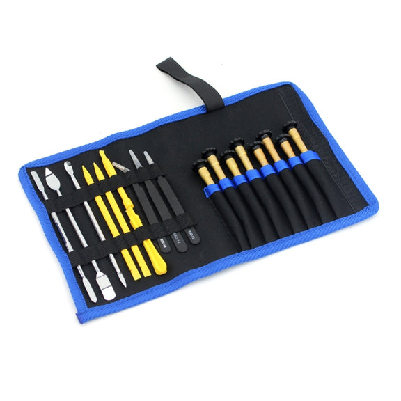 JIAFA JF-8173 18 in 1 Multi-functional Repair Tool Set with Bag for Mobile Phones of Variety